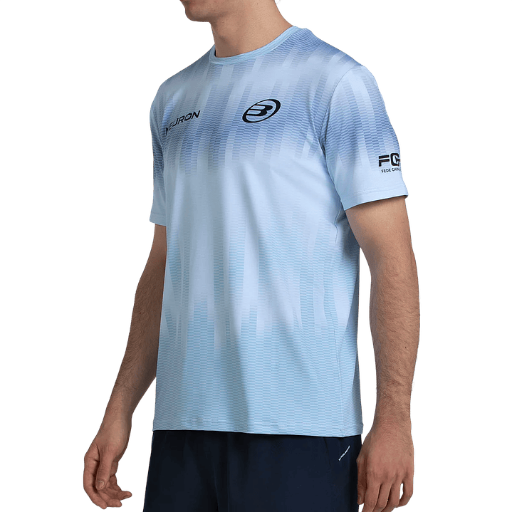 Polera Bullpadel Chingotto 2026 Azul Glaciar  3