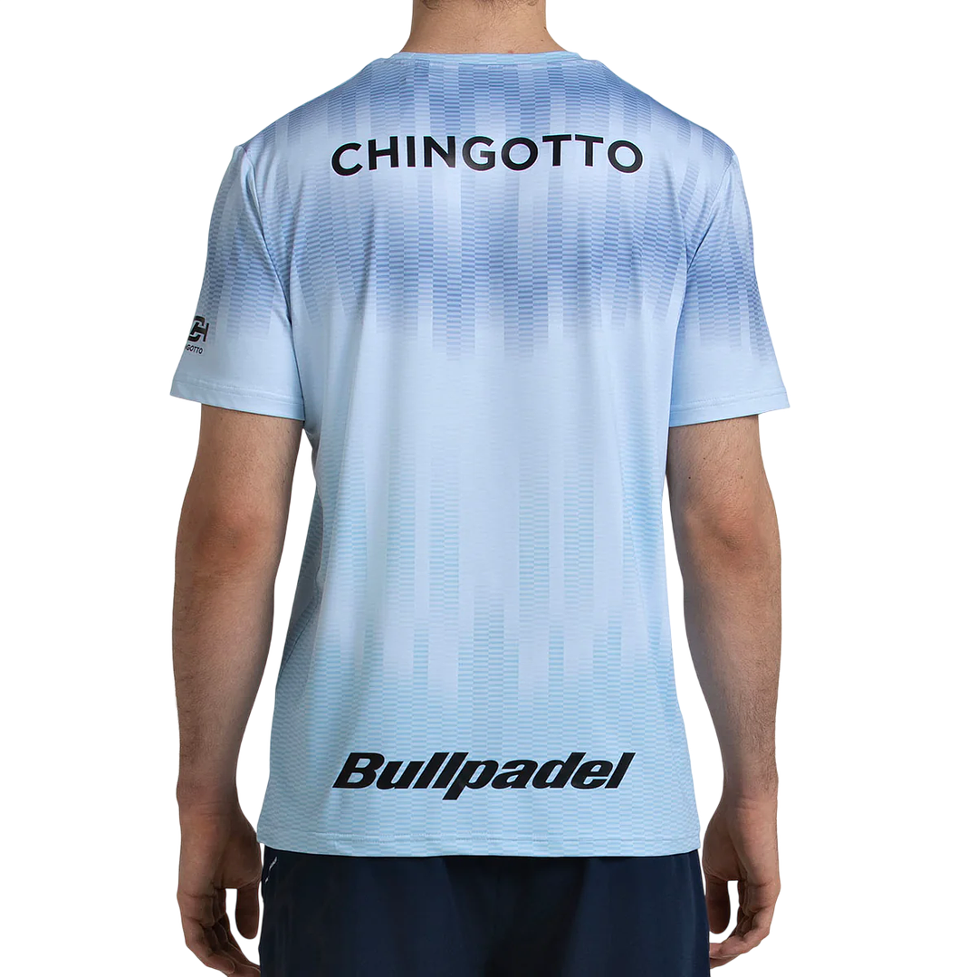 Polera Bullpadel Chingotto 2026 Azul Glaciar  4