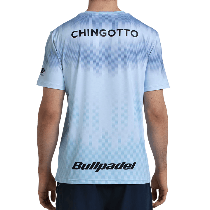 Polera Bullpadel Chingotto 2026 Azul Glaciar  4