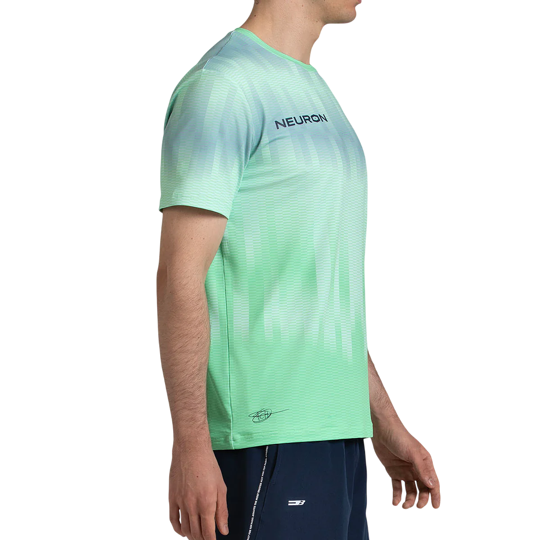Polera Bullpadel Chingotto 2026 Verde Acido 2