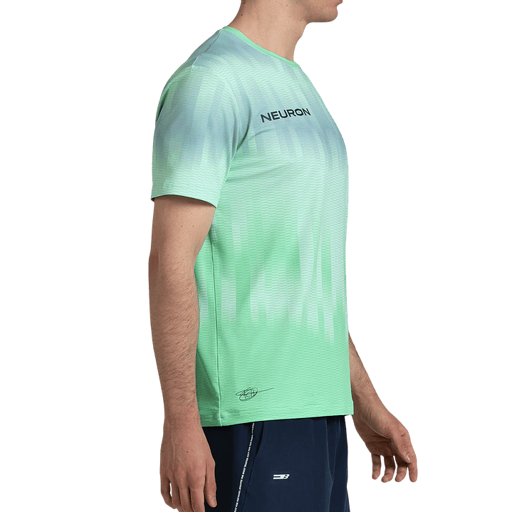 Polera Bullpadel Chingotto 2026 Verde Acido 2
