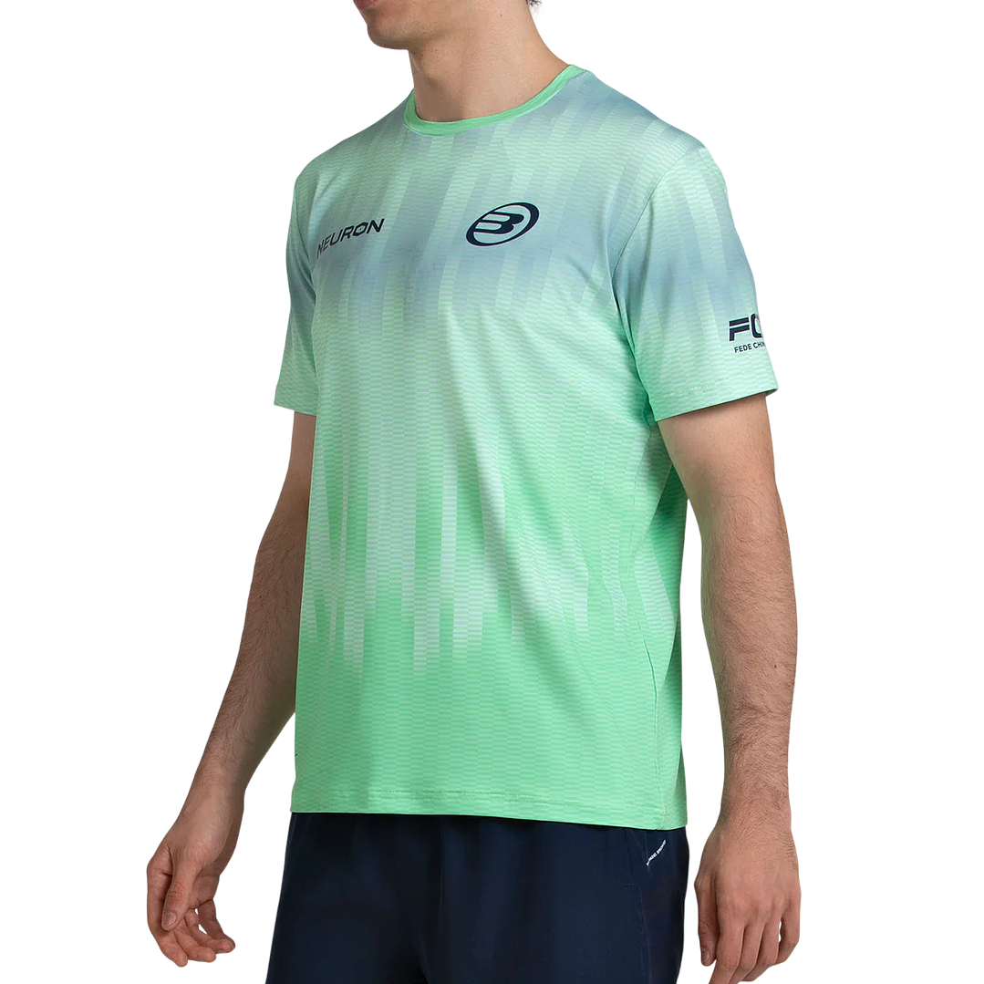 Polera Bullpadel Chingotto 2026 Verde Acido 3