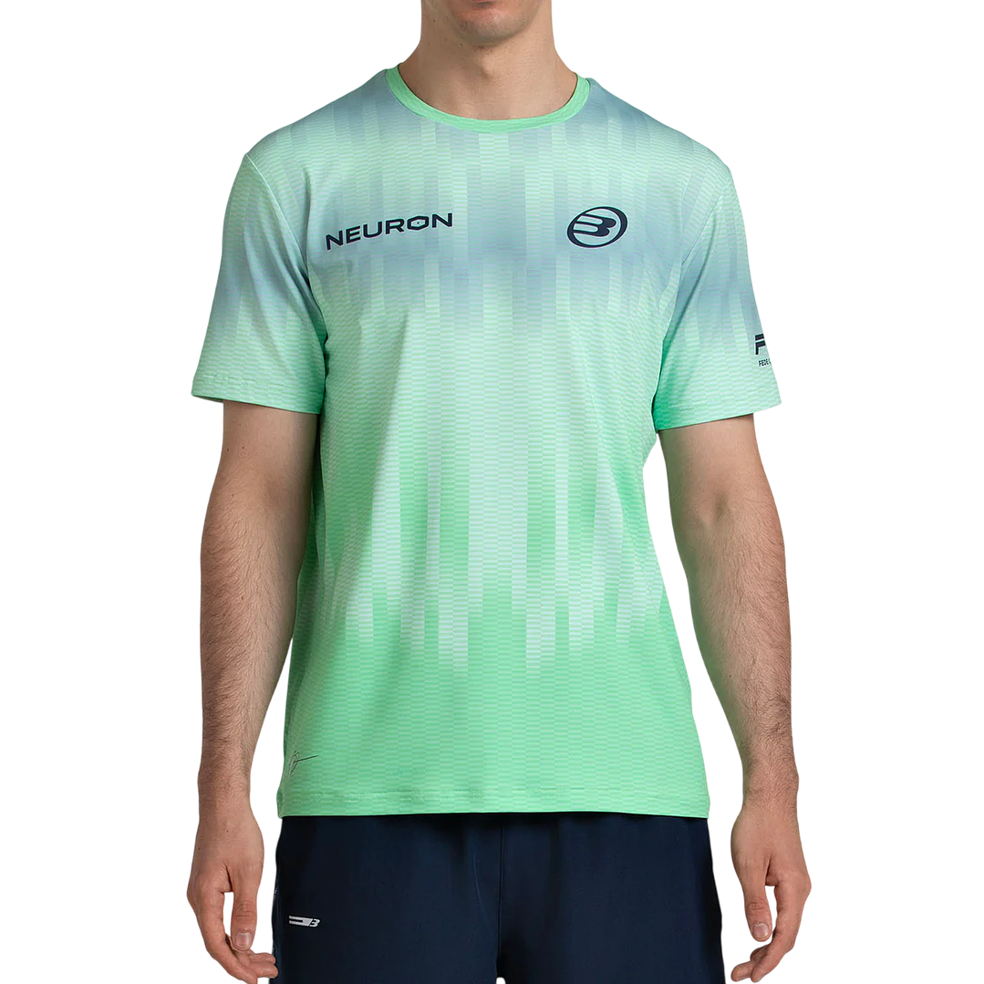 Polera Bullpadel Chingotto 2026 Verde Acido 1