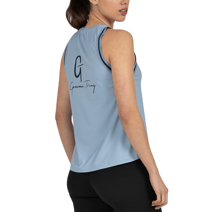 Polera Bullpadel Gemma 2026 Azul Acero 2