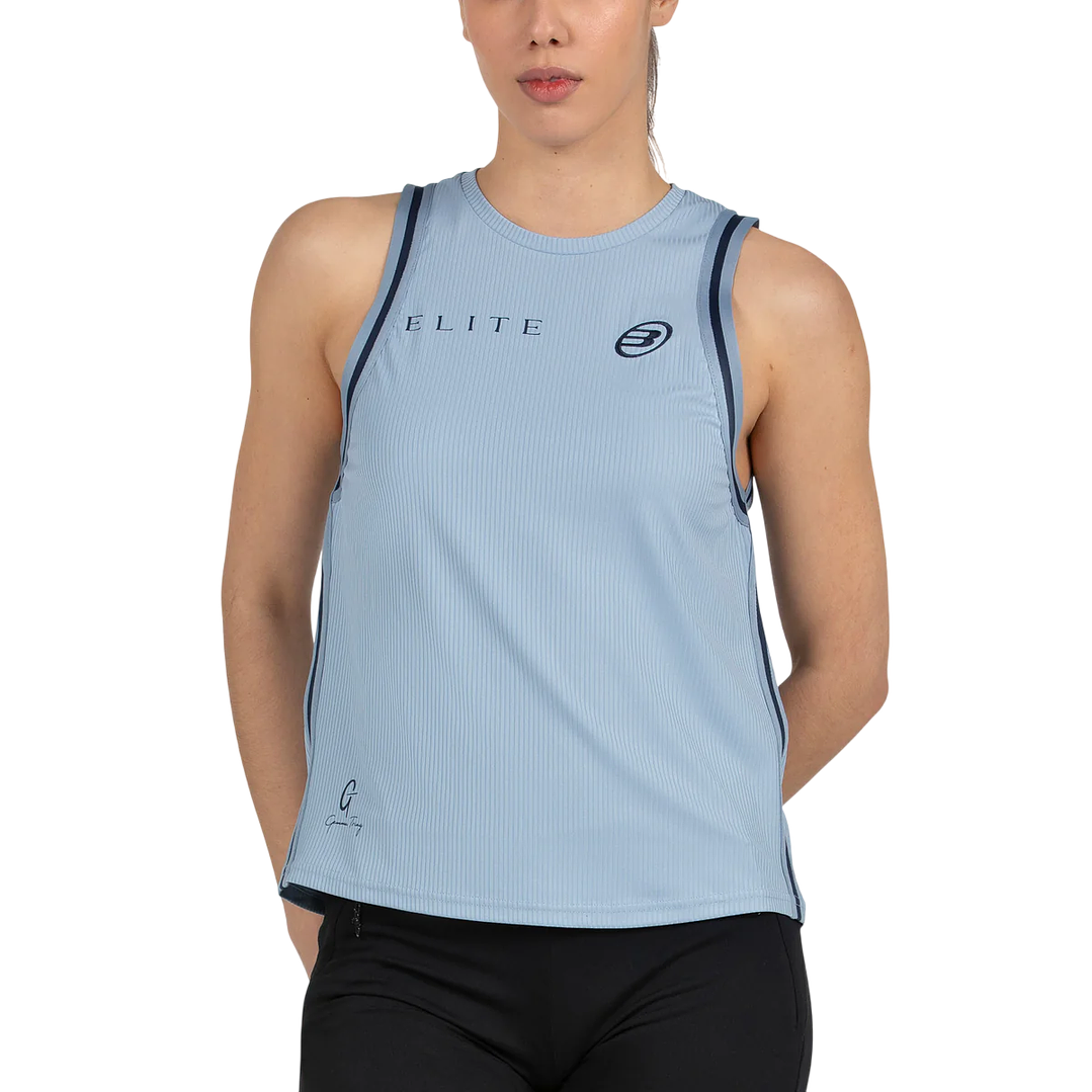 Polera Bullpadel Gemma 2026 Azul Acero 3
