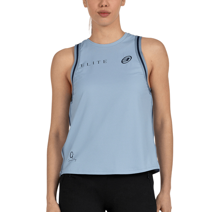 Polera Bullpadel Gemma 2026 Azul Acero 1