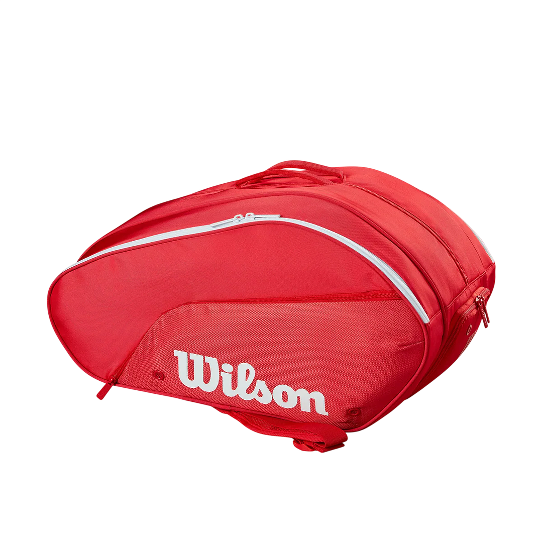 Bolso paletero de pádel Wilson Tour Bag Rojo  1