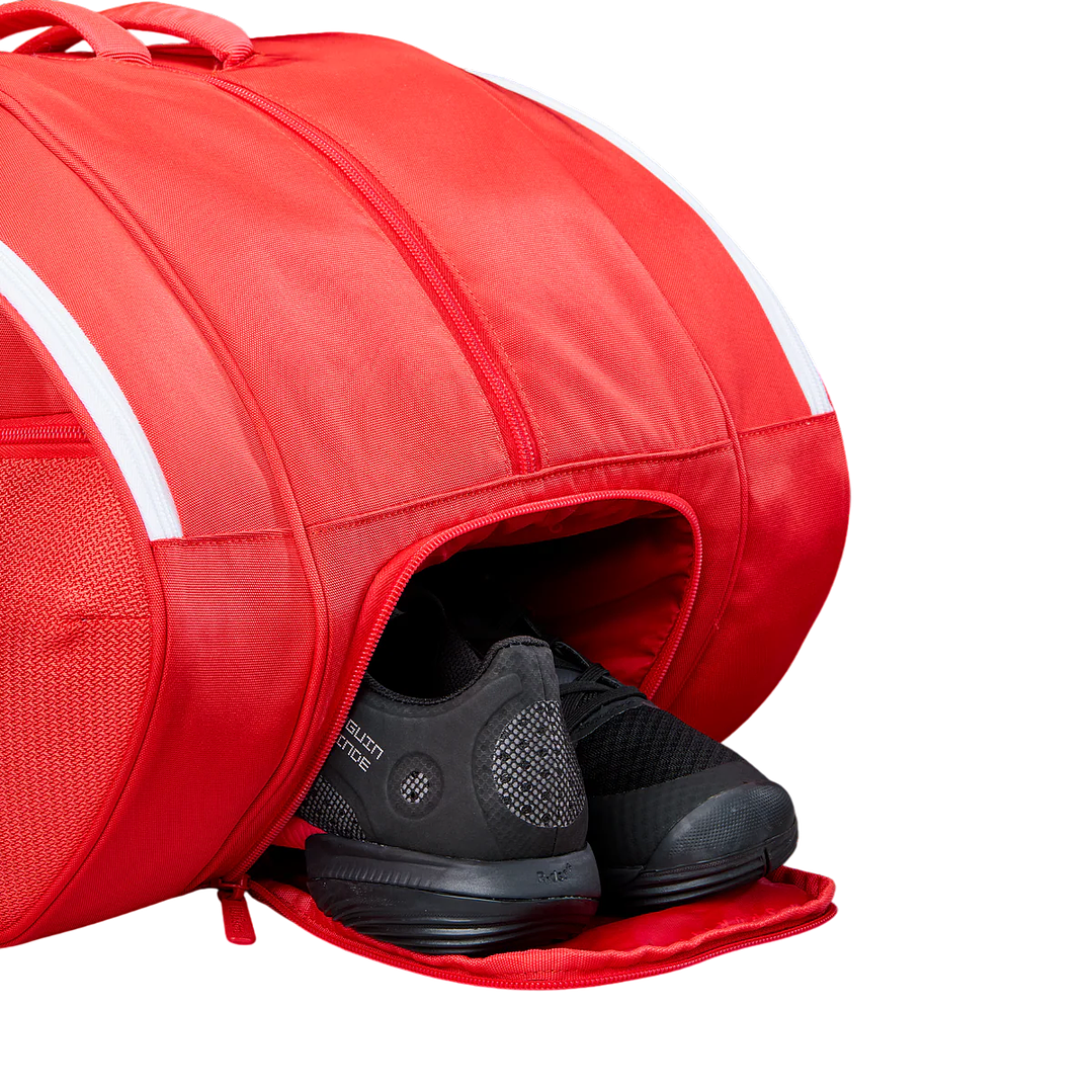 Bolso paletero de pádel Wilson Tour Bag Rojo  3