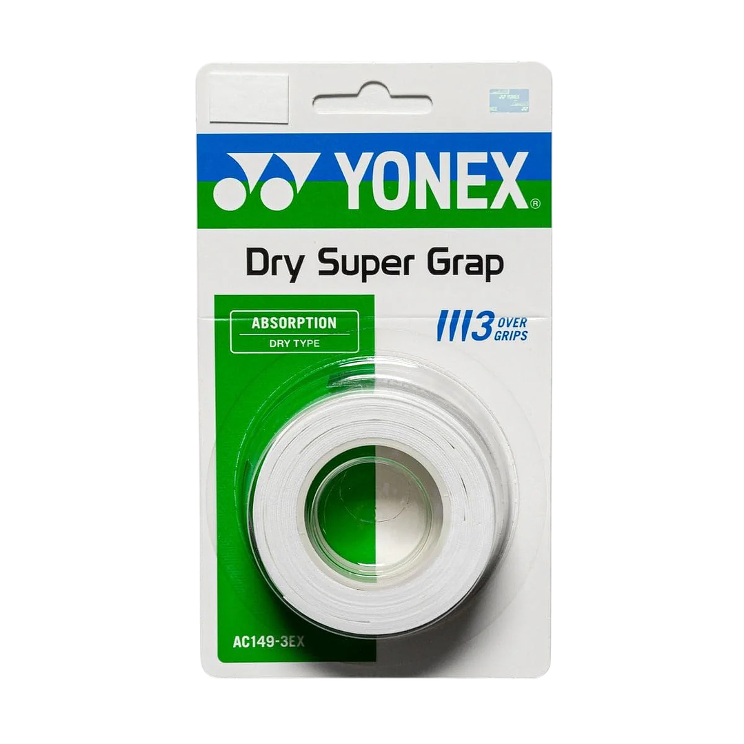Overgrip Yonex Dry Super Grap Blanco x3 1