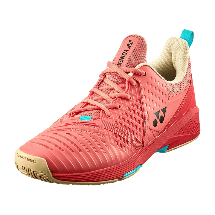 Zapatillas de Tenis Yonex SONICAGE 3 Rojo Coral  4