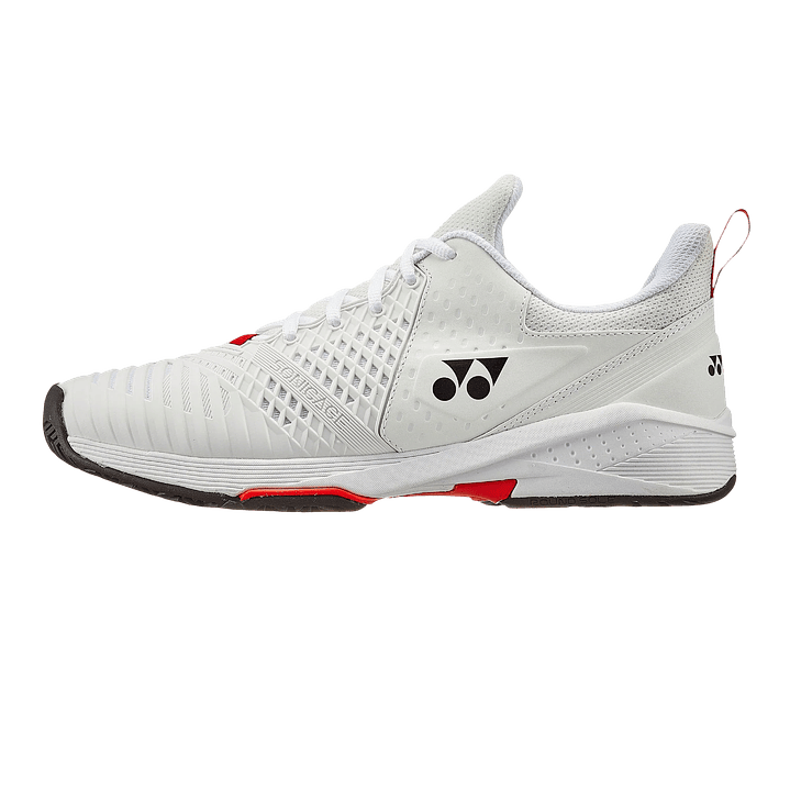 Zapatillas de Tenis Yonex SONICAGE 3 Blanco/Rojo 3