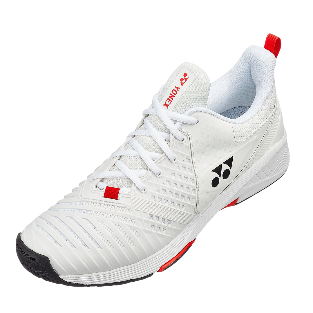 Zapatillas de Tenis Yonex SONICAGE 3 Blanco/Rojo 4
