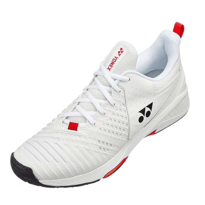 Zapatillas de Tenis Yonex SONICAGE 3 Blanco/Rojo 4