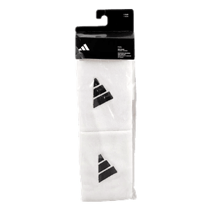 Muñequeras Largas Adidas Blanco/Negro 