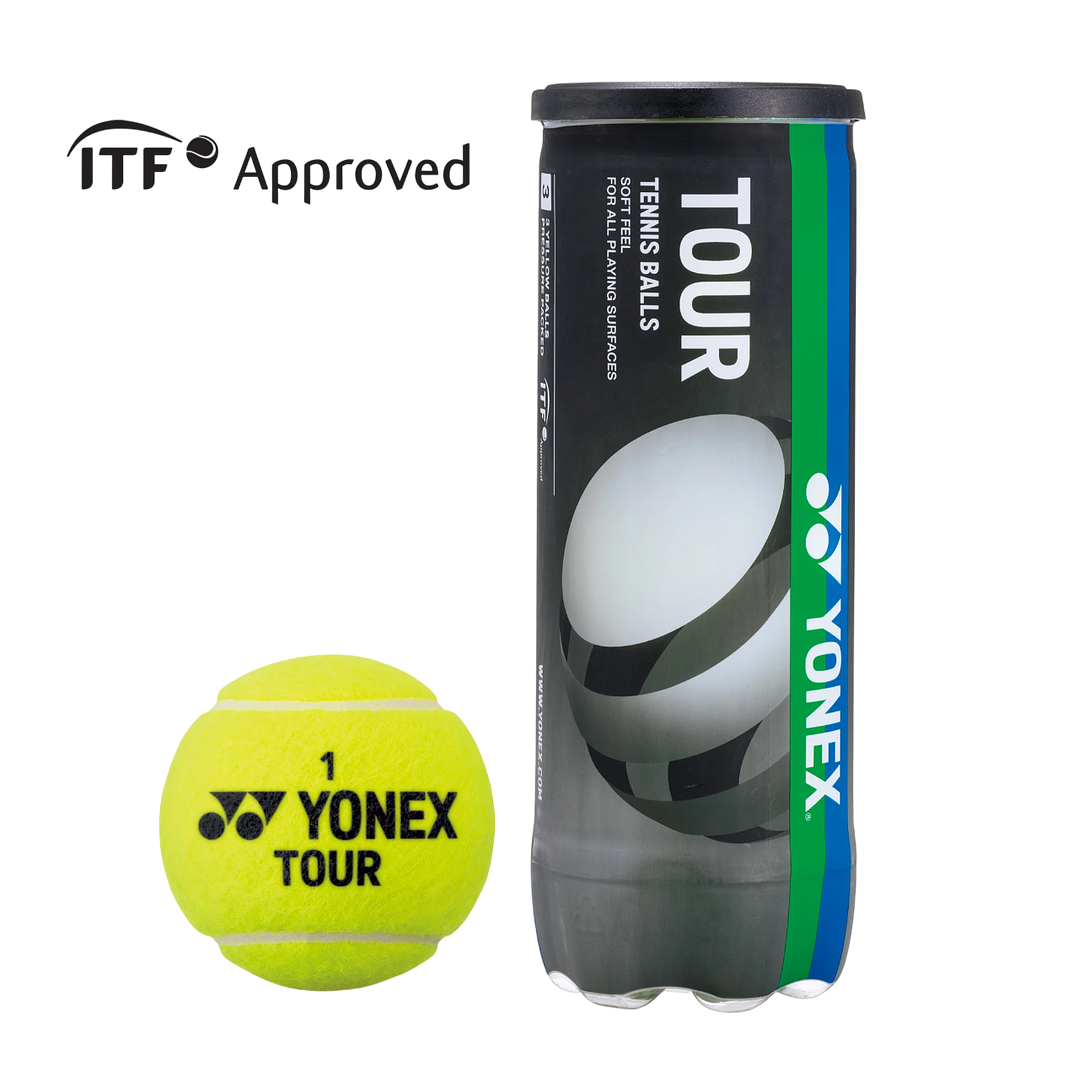 Caja de pelotas de Tenis Yonex Tour X3 3