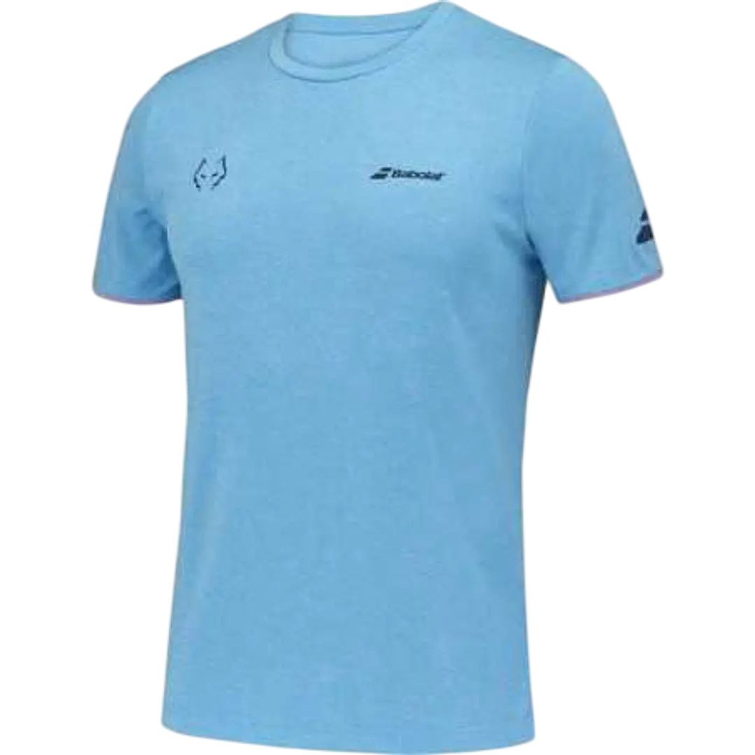 Polera Babolat Crew Neck Juan Lebrón Celeste  2