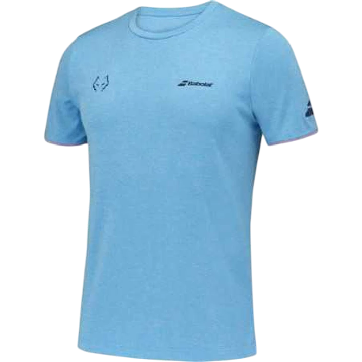 Polera Babolat Crew Neck Juan Lebrón Celeste  2