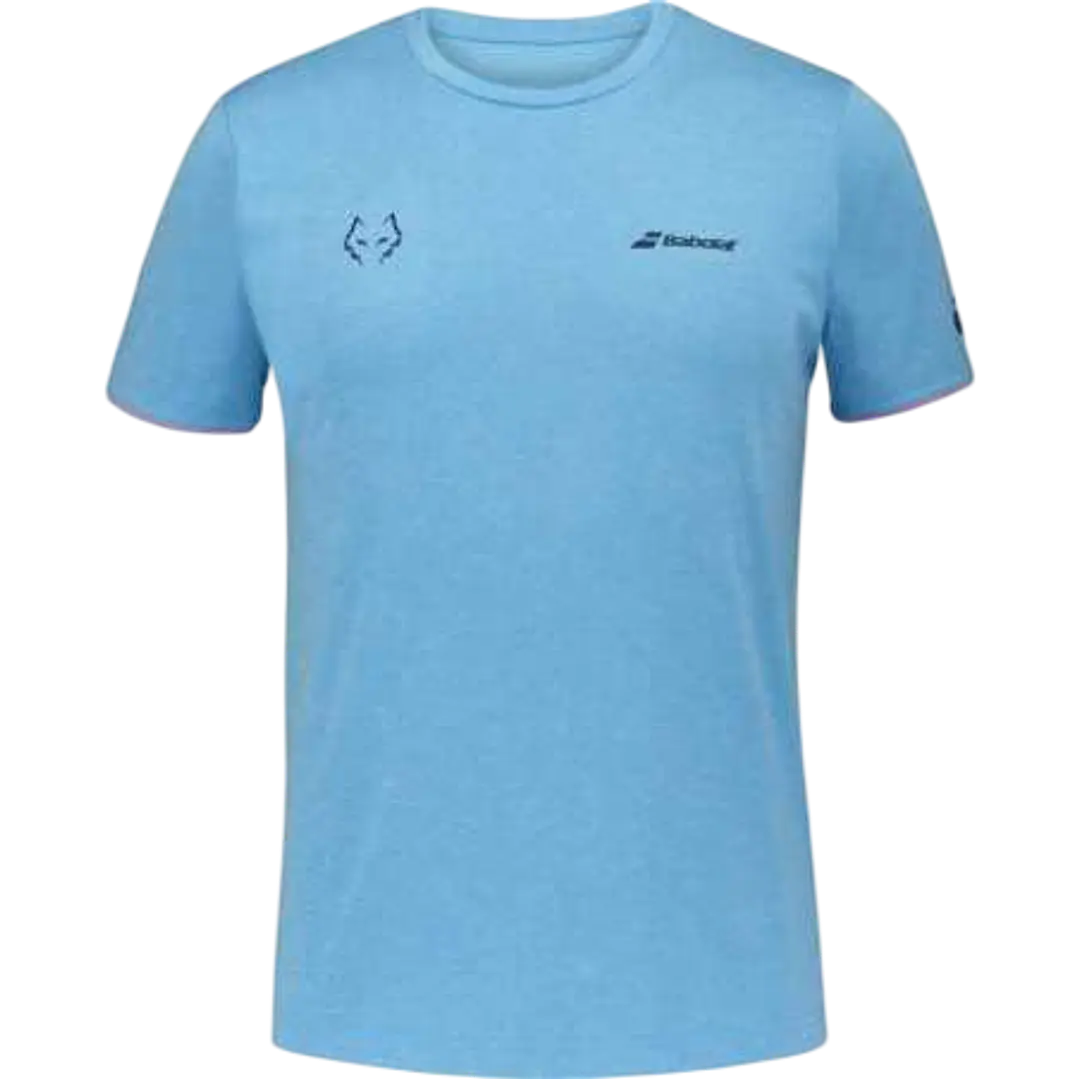 Polera Babolat Crew Neck Juan Lebrón Celeste  1