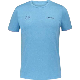 Polera Babolat Crew Neck Juan Lebrón Celeste 