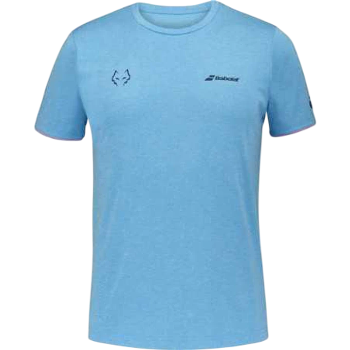 Polera Babolat Crew Neck Juan Lebrón Celeste  1