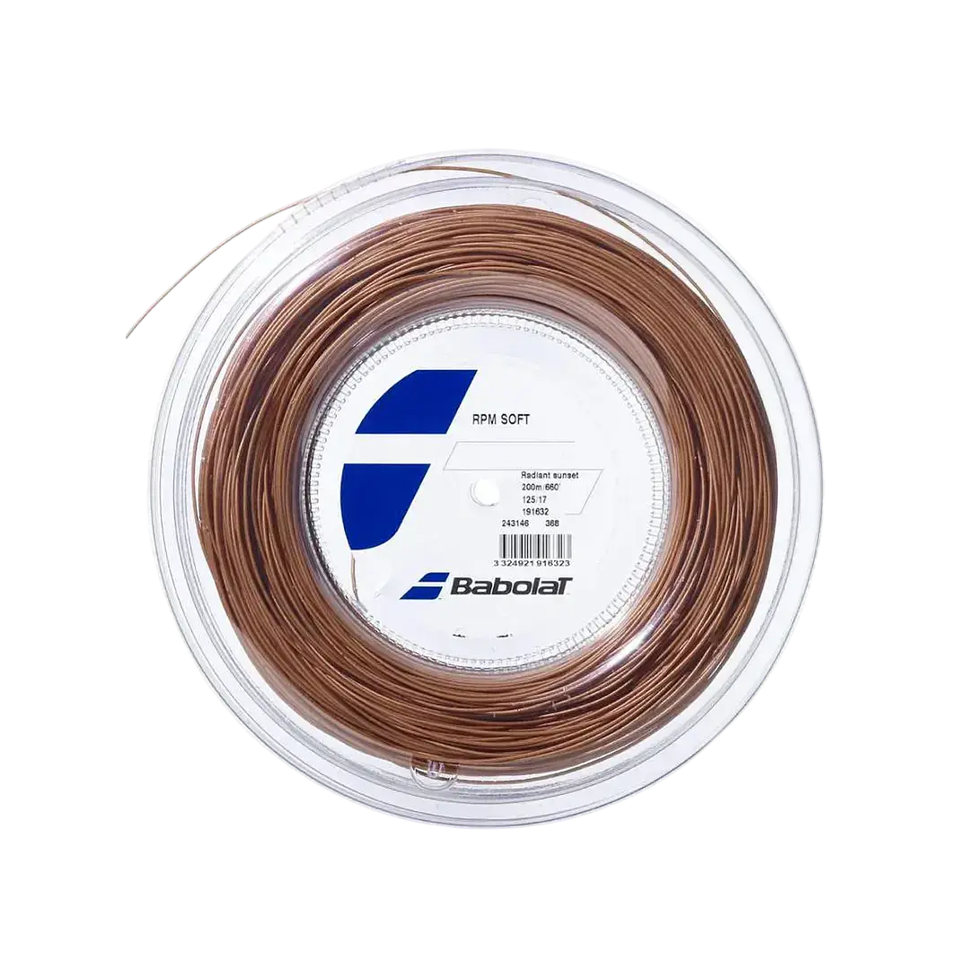 Cuerda de Tenis Babolat  RPM Soft Radiant Sunset rollo 200mt 1