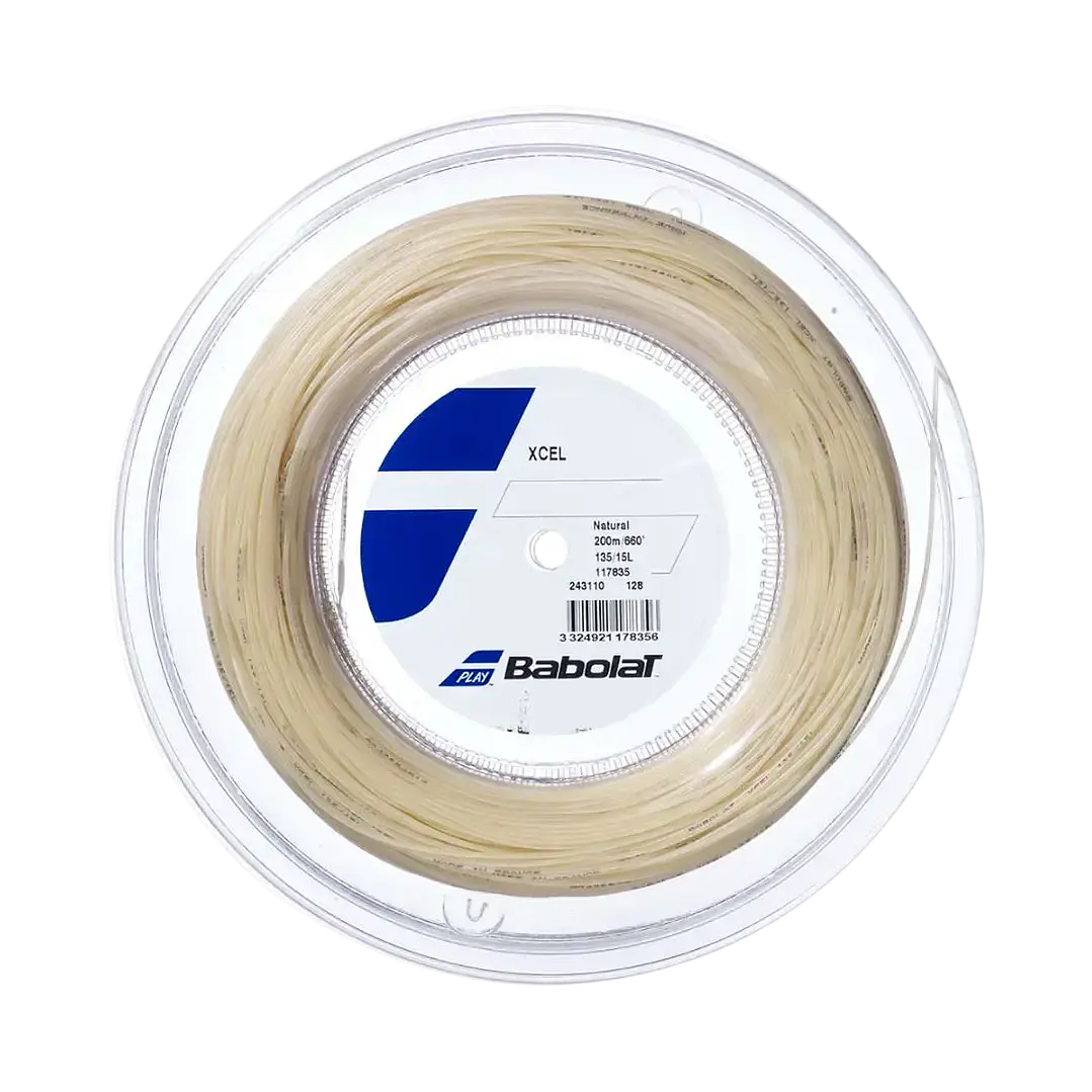 Cuerda de Tenis Babolat Xcel Rollo 200mt Blanco 1
