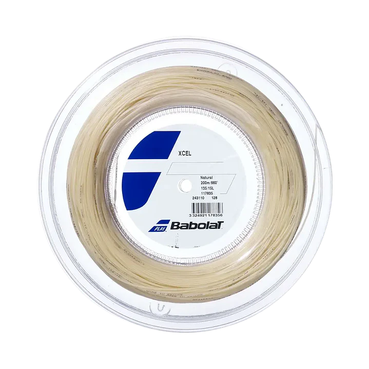 Cuerda de Tenis Babolat Xcel Rollo 200mt Blanco 1