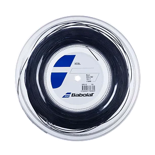 Cuerda de Tenis Babolat Xcel Rollo 200mt Negro 