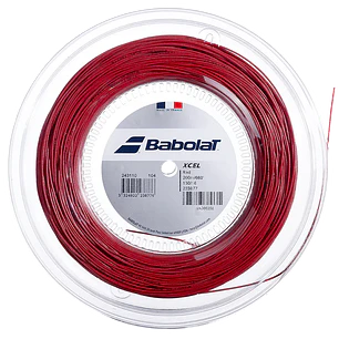 Cuerda de Tenis Babolat Xcel Rollo 200mt Rojo 