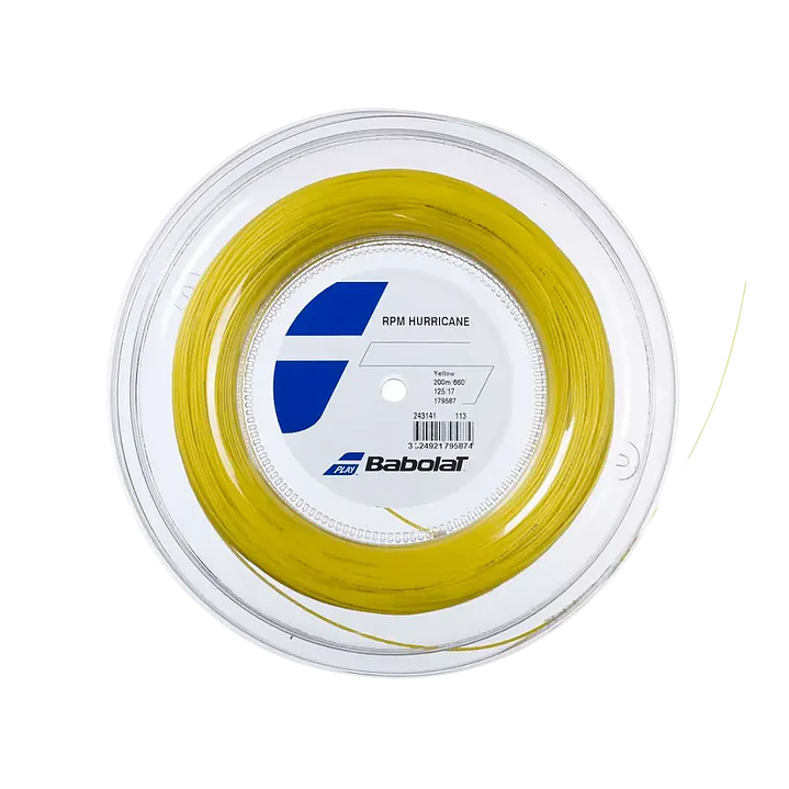 Cuerda de Tenis Babolat Hurricane Rollo 200mt Amarillo  1
