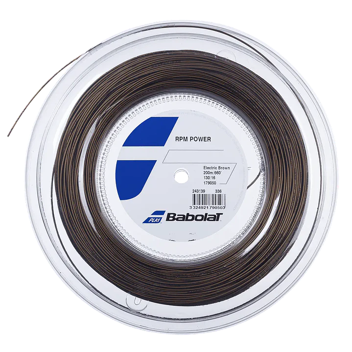 Cuerda de Tenis Babolat RPM Power 200mt Café 1