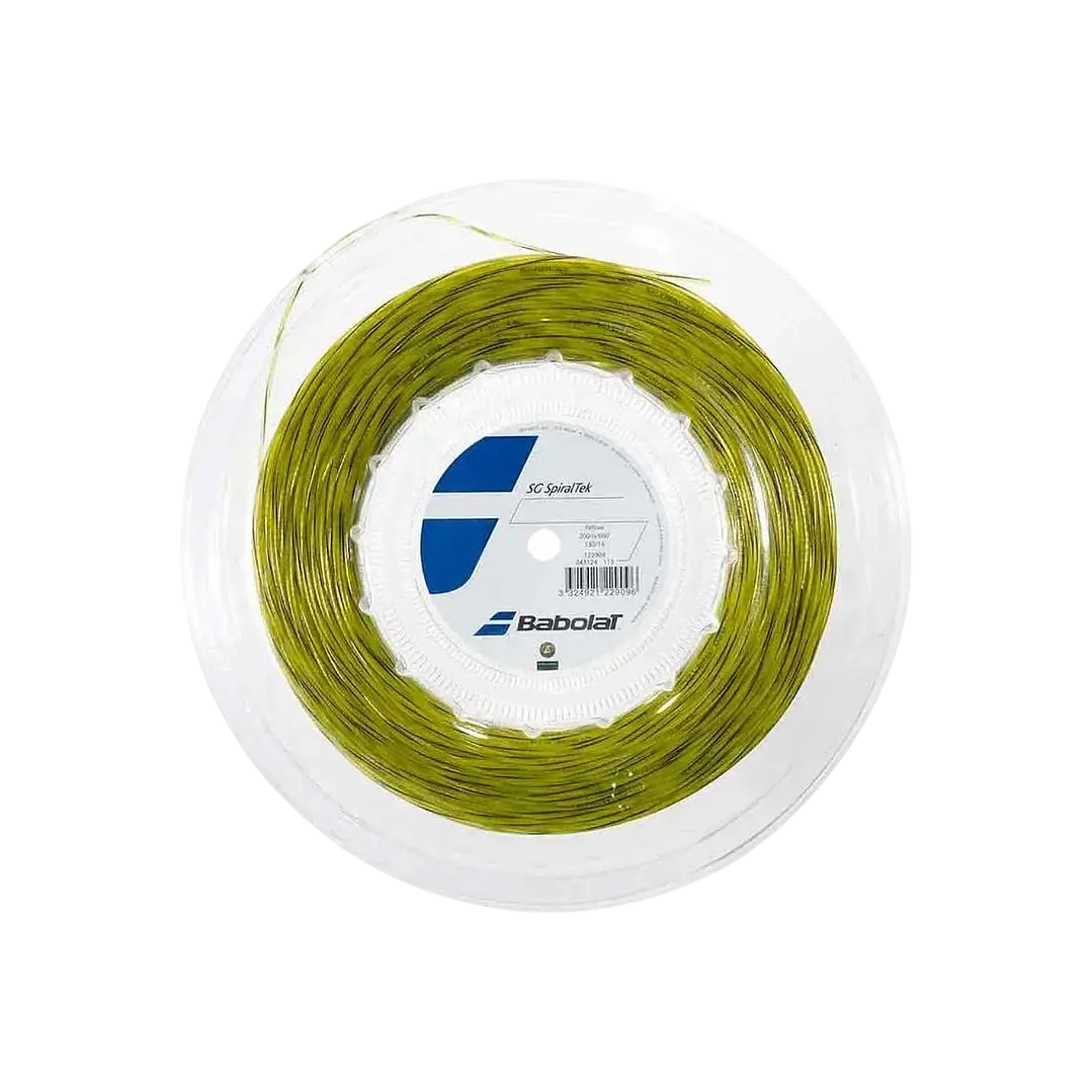 Cuerda de Tenis Babolat Spiralteck Rollo 200mt Amarillo  1