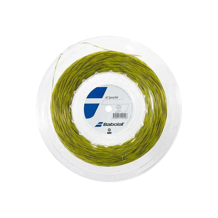 Cuerda de Tenis Babolat Spiralteck Rollo 200mt Amarillo  1
