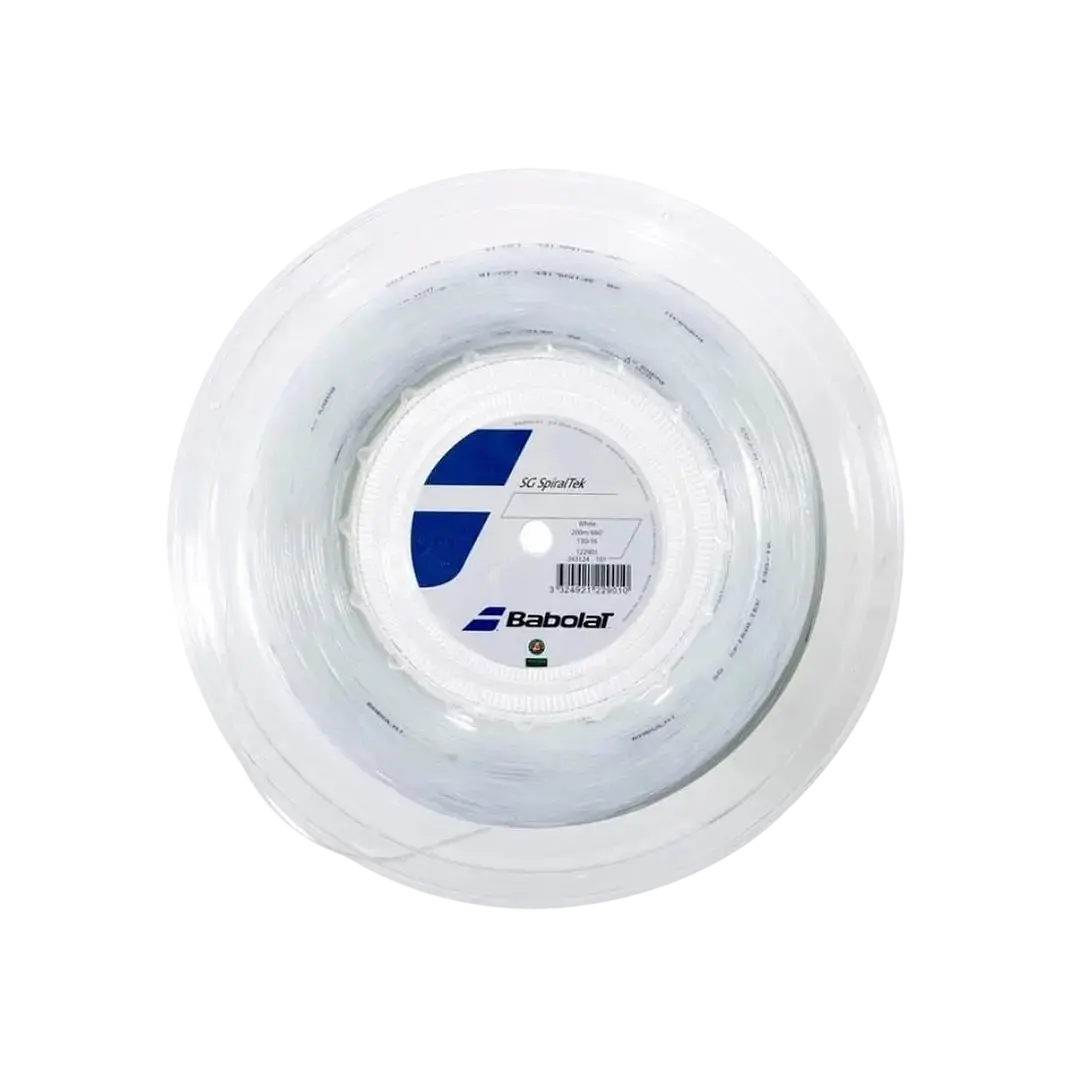 Cuerda de Tenis Babolat Spiralteck Rollo 200mt Blanco 1