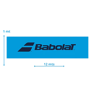 Fondo de Cancha Babolat Azul 2x18 