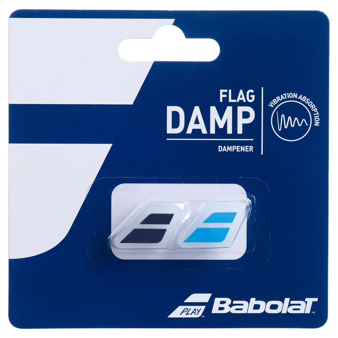 Antivibrador Babolat Flag Damp Negro / Azul  1