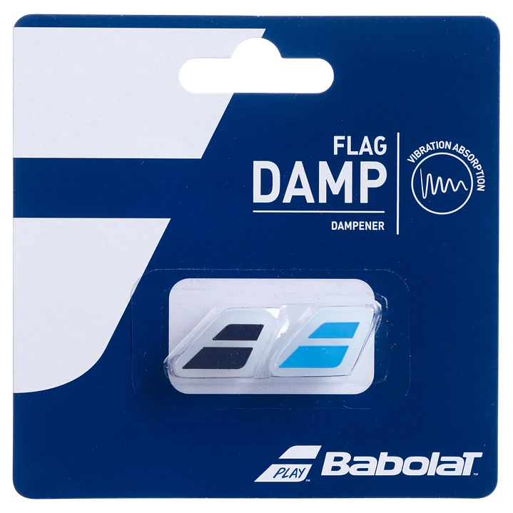 Antivibrador Babolat Flag Damp Negro / Azul  1
