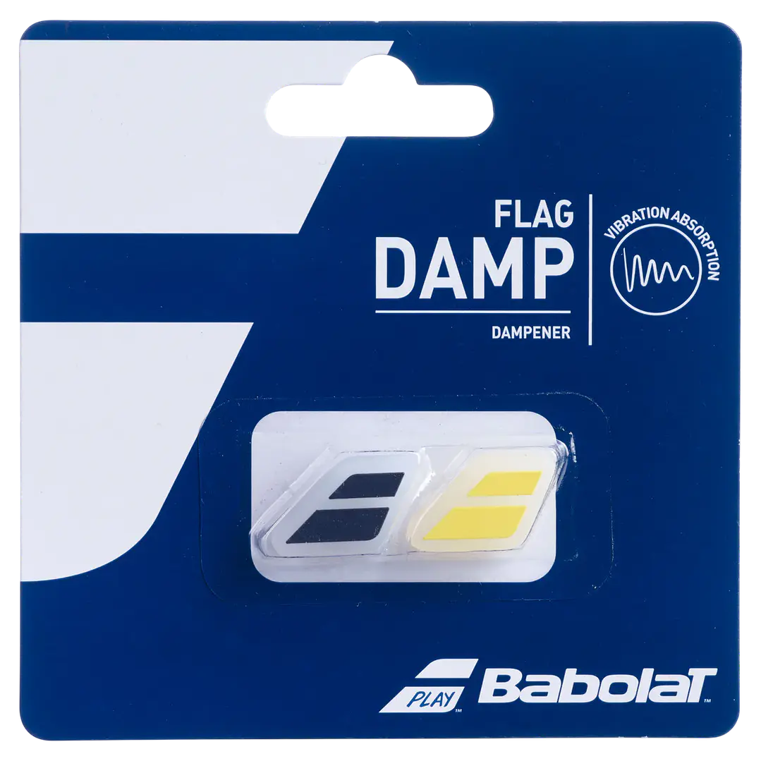 Antivibrador Babolat Flag Damp Negro / Amarillo 1