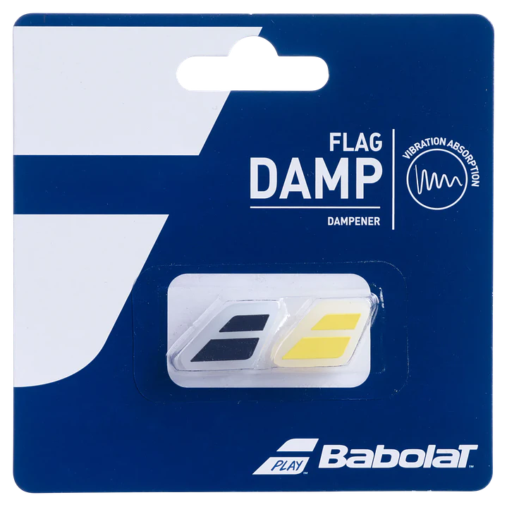 Antivibrador Babolat Flag Damp Negro / Amarillo 1