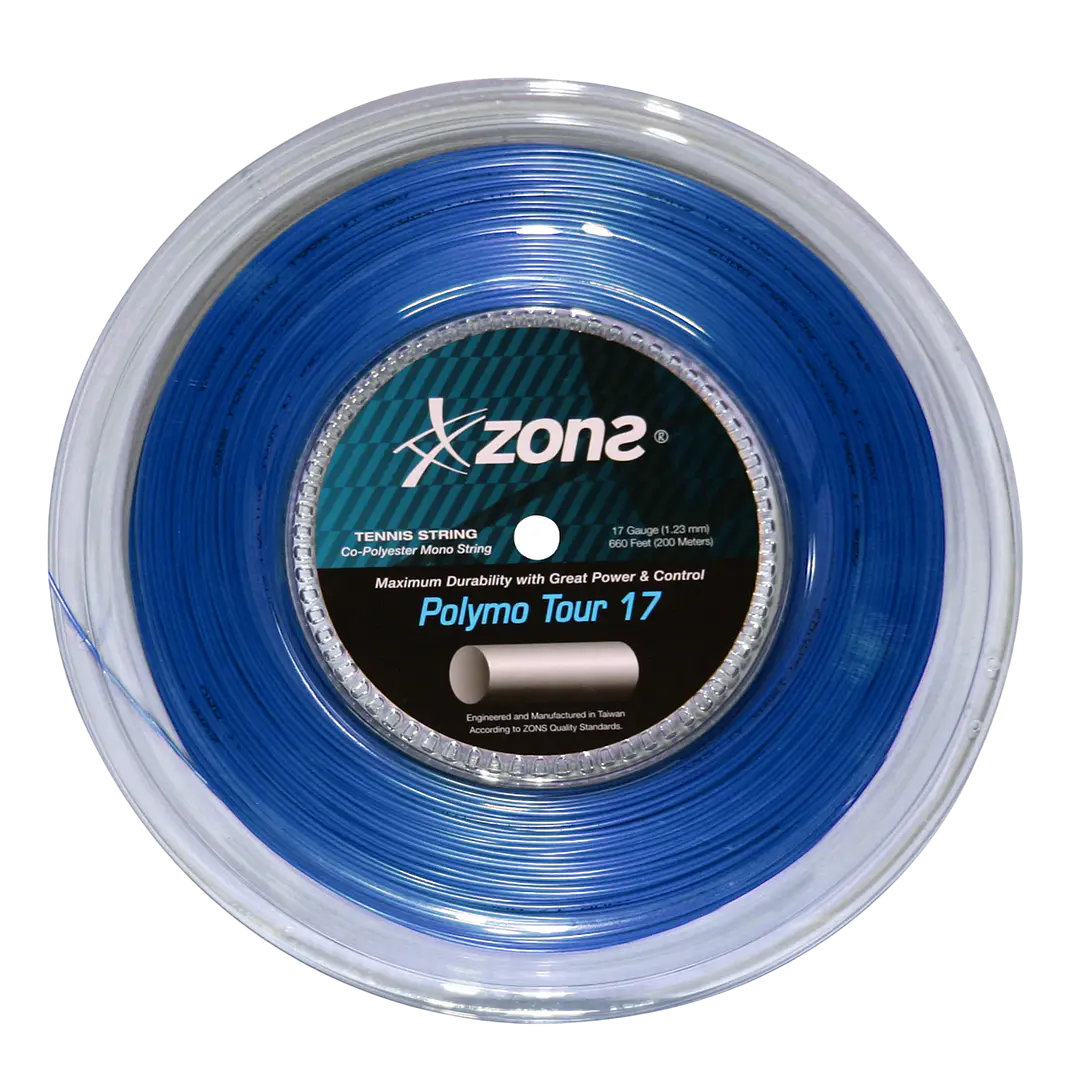 Cuerda de Tenis Polymo Tour 1.23 / 17 Azul Oscuro 1