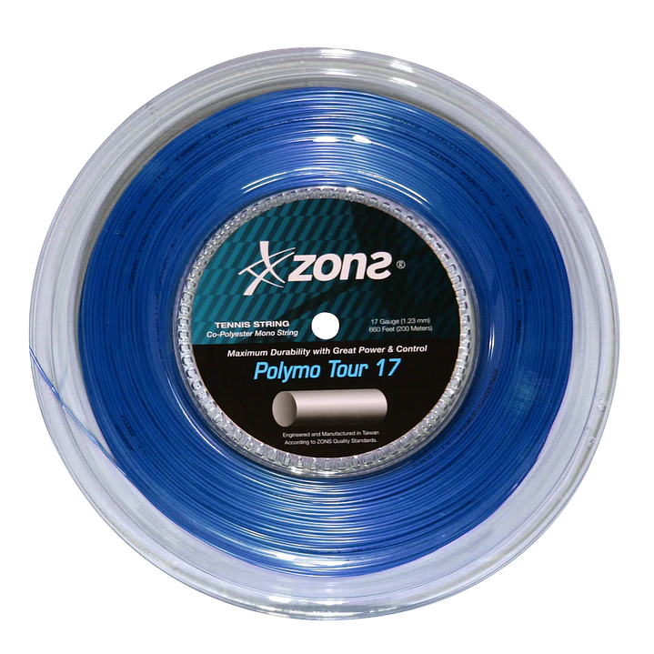 Cuerda de Tenis Polymo Tour 1.23 / 17 Azul Oscuro 1