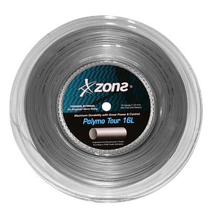 Cuerda de Tenis Zons Polymo Tour 1.28 / 16L Plata