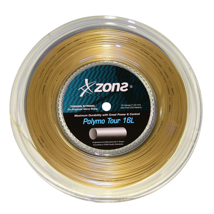  Cuerda de Tenis Zons Polymo Tour 1.28 / 16L Ámbar 1