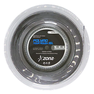 Cuerda de tenis Zons Polymo Tour Rough 1.25 / 16L Gris 