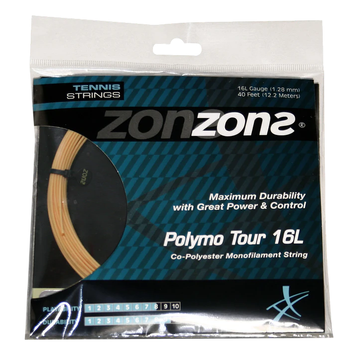 Cuerdas de Tenis Zons Polymo Explosion 1.28 / 16L Oro 1