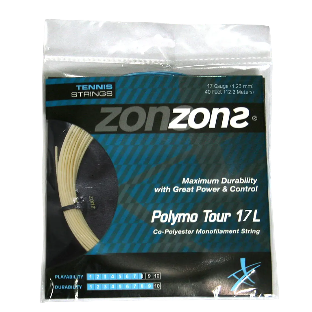 Cuerda de Tenis Zons Polymo Tour 1.23 / 17 Ambar  1