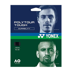 Cuerdas de Tenis Yonex Poly Tour Drive 1.25 / 16L Negro