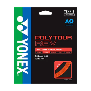   Cuerdas de Tenis Yonex Poly Tour Rev 1.30 / 16 Naranjo