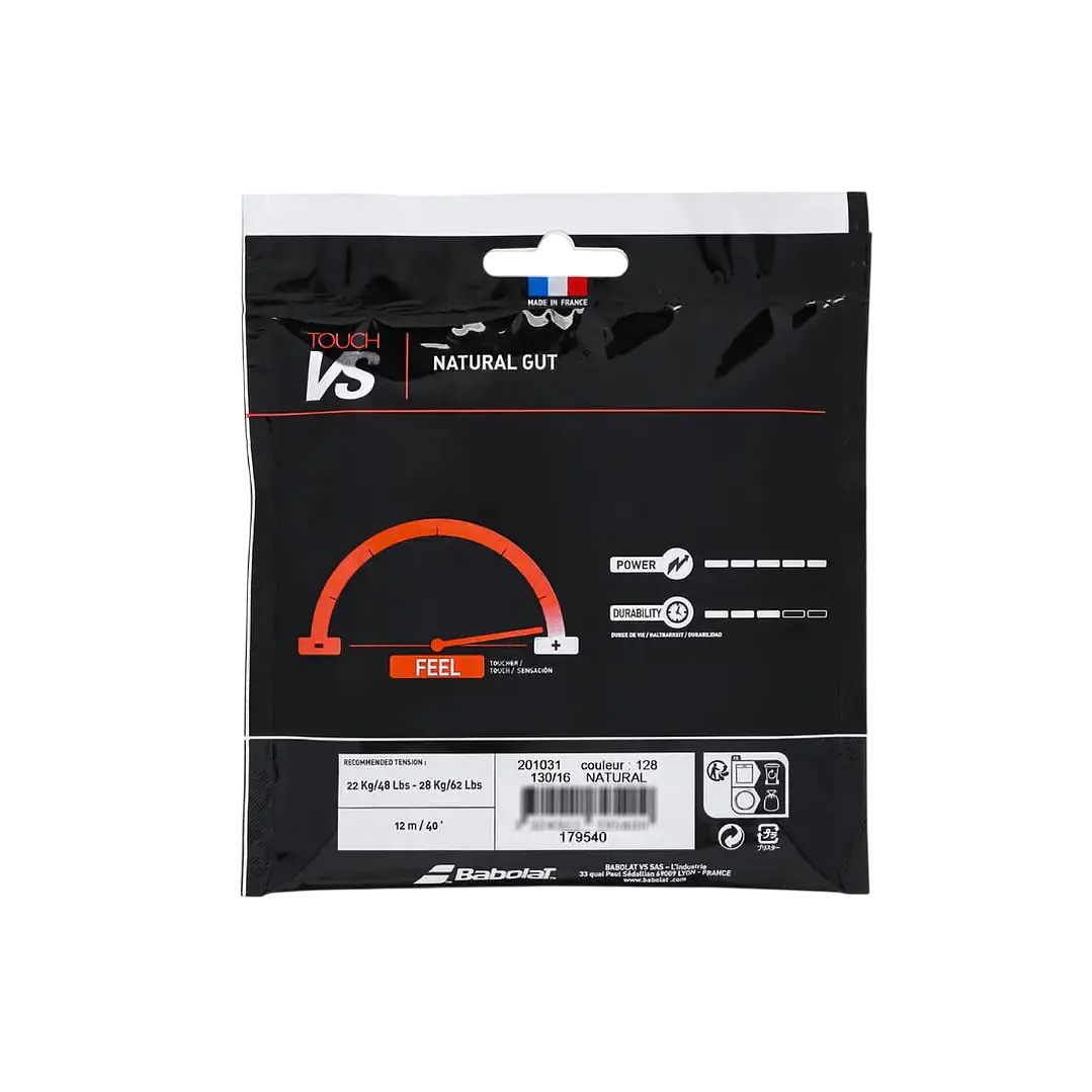 Cuerda de Tenis Babolat Touch VS Rollo 12mt 2