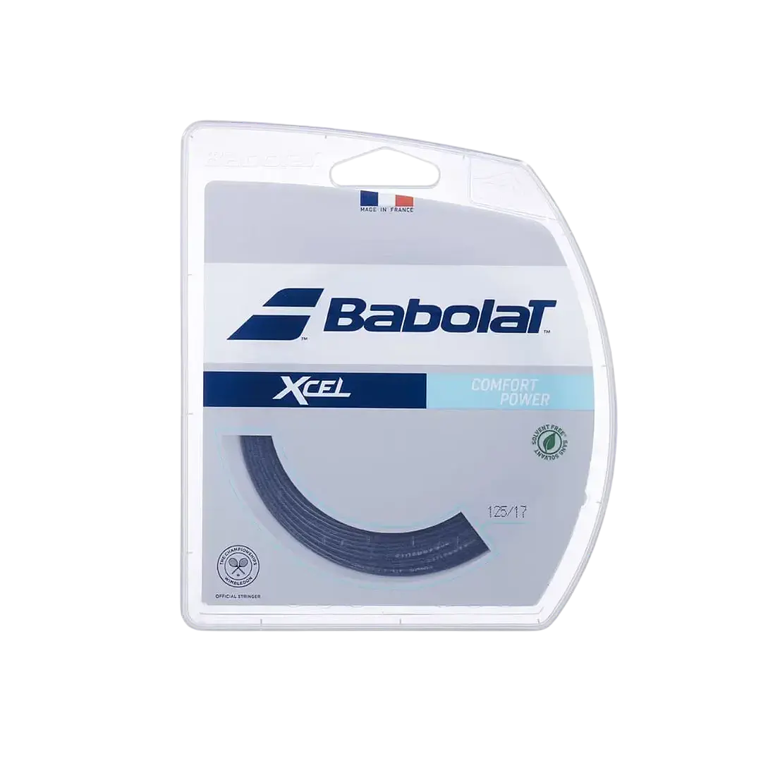   Cuerda de Tenis Babolat Xcel Rollo 12mt Azul 1